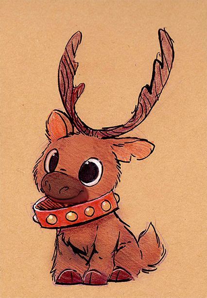baby reindeer drawing